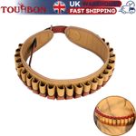 TOURBON Bandolier Gun Ammo Belt for 12 GA w/ Shell Holder 25 Rounds Shooting UK