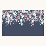 Cath Kidston Clifton Floral Navy Made to Order Fixed Size Mural | Wallpaper Roll