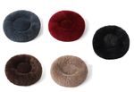 Dog Bed Donut Soft Round Plush Cat Beds Calming Pet Anti Anxiety Washable 60cm L