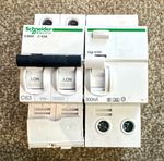 iC60 300mA time delay RCD + Schneider Electric iC60H C63 Type C MCB
