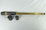 ANTIQUE TELESCOPE - STALKING HUNTING TELESCOPE with ZOOM & SUN SHADE - VICTORIAN