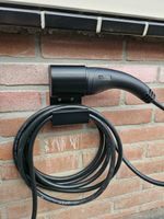 Type 2 EV Charger Wall Mount Bracket Holder Electric Car 90 degree Tesla Kia RH