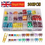 300Pcs Car Blade Fuse Assortment Assorted Kit Blade Set Auto Truck Automotive