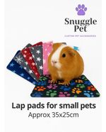 Pet Fleece pee or lap Pads: Guinea Pig, Rat, Hedgehog (3-Pack) Pee Pads