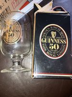 Rare Park Royal London 50 Years Golden Jubilee Guinness Half Pint Goblet Boxed
