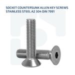 M6 X 40MM COUNTERSUNK BOLTS ALLEN KEY BOLT SOCKET SCREWS A2 STAINLESS DIN 7991