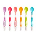 Soft Tip Infant Spoons, 1 Pack of 6 spoons