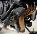 YAMAHA MT07 2025 2026 CARBON FIBRE EXHAUST GUARD PROTECTOR 