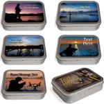 Personalised Tobacco Tin Fishing 2oz Baccy Fathers Day Cigarette Birthday Gift