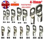 Copper Lug Terminal Battery Welding Cable Tube Connector Ring Crimp ALL SIZES!!!