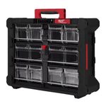 Milwaukee 4932498323 Black PACKOUT Tip Bin Organiser Case