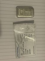 Metalor Silver Bar 100 Gram 999.9