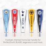 Football Themed Home Bar Handle for PerfectDraft, Heineken Blade & Kegerators