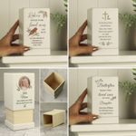 PERSONALISED Urns Memorial Funeral Cremation Small Urn Box for HUMAN Ashes Adult