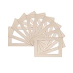 Pack of 10 Photo , Picture Mount , Frame Mounts - Various Size A4 A3 - Ivory
