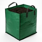 DIY 120L Green Garden Waste Bags - Heavy Duty Large Refuse Sacks with Handles