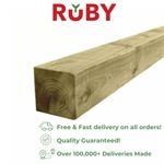 4x 4 Planed Treated Timber Ruby 2.4m Durable Wooden Fence Posts