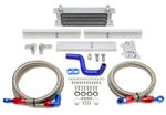 13 Row Aluminum Oil Cooler Kit For Audi S3 Seat Skoda VW 1.8L 2.0L TFSI EA888