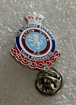 Aston Villa Supporter Enamel Badge - Wear Proud  - Add To Your Collection