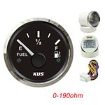 KUS Fuel Gauge Boat Marine Truck Car RV Gas Tank Level Indicator 52mm 0-190ohms