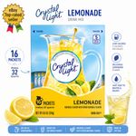 Crystal Light Lemonade Drink Mix Sugar Free Caffeine Free 16 Pitcher Packs | USA