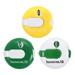 3 Pack Golf Score Counter Mini Attachment Green White/White Green/Yellow White