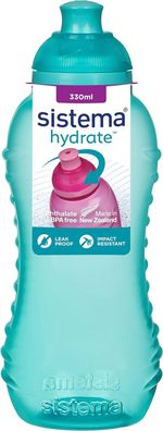 Sistema Twist n Sip Squeeze Kids Bottle Leakproof  330 ml BPA (colour may vary)