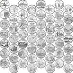 COMPLETE US 112 STATES QUARTER UNC DOLLAR P or D MINT COINS PICK YOURS 1999-2009