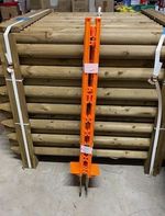 Orange Poly Post 3FT Electric Fencing Plastic Posts Deals Great Quality 