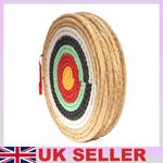 Eco-Friendly Hand-Woven Round Straw Archery Target for Outdoor Use Durable