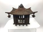 Antique Iron Hanging Lantern Azekura Style Tsuridoro Japanese Rare From Japan