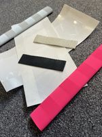 Cricket Bat Protection Kit - 2 Sheets, 2 Enkay Chevron Grips, 2 Toe Guards