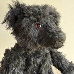 Steiff Classic Titanic Mourning Teddy Bear 003509 Black Mohair 33cm Tags