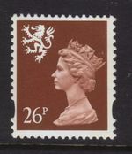 S85 26p Red-brown SCOTLAND - Unmounted Mint