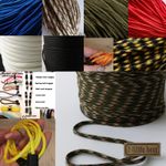 4mm Paracord  550 Strong Rope Cord Reflective Lanyard Bush craft 7 strand UK