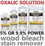 Oxalic Solution 9.9% Wood Bleach Decking GRP Rust Cleaner Varroa 50ml-5L Free PP