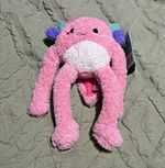 Axolotl Mini Plush Bean Bag Soft Toy Pink