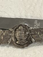 Solid Silver sweetheart brooch  queens royal Surrey regiment. Very old ww1/ww11.