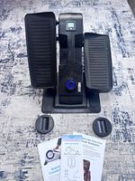 Cubii JR2+ Under Desk Mini Stepper Elliptical with LCD Display, Black