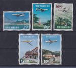 China Taiwan 1963/1967 Aircraft Mi. No. 495-97 / 624-25 MNH ** / MNH