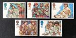 GB 1994 MNH Christmas SG 1843 to 1847 Stamp Set with Free UK P&P