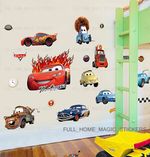 Large Disney Cars Lightning McQueen REMOVABLE Wall Stickers Boys Room Kids Decal