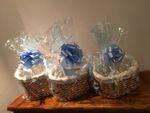 MAKE YOUR OWN MATERNITY HAMPER KIT 3 SIZES,BABY SHOWER OVAL INC BOW & CELLOPHANE