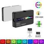BSLIUFANG Portable RGB LED Video Fill Light 2025 Full Color Dimmable Camera