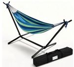 Hammock with Stand, Blue Green