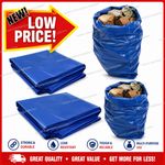 Rubble Sacks Blue Builders Rubbish Waste Heavy Duty Strong Bags Tough Bulk