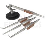 3rd Hand Base Vice set 4 cross locking tweezer Soldering Solder Jewellers Tool