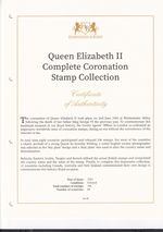 1953 Coronation  commonwealth omnibus  - 106 mounted mint stamps in folder