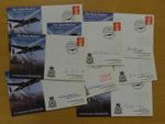 Collection of 8 617 Squadron | Various WWII Bomber Veteran Signed Collectible