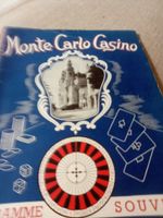 Vintage Program 1930s Casino Monte Carlo Paris